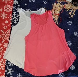 Bundle of wamans size Large tanktops mesh back open slit back